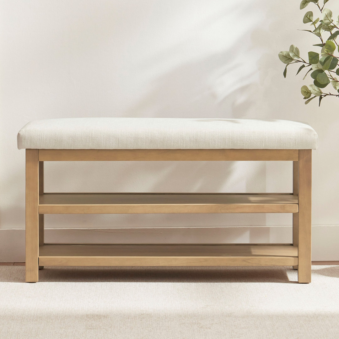 Hahnville Upholstered Storage Shoe Bench